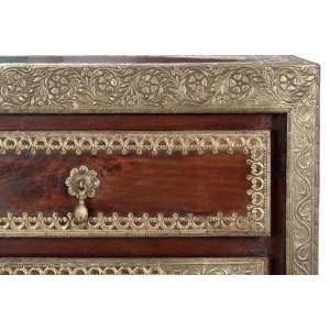 APARADOR  3CAJ. 3 PUERTAS MANGO CON DETALLES EN BROCE 150 X 43 X 86 cm  